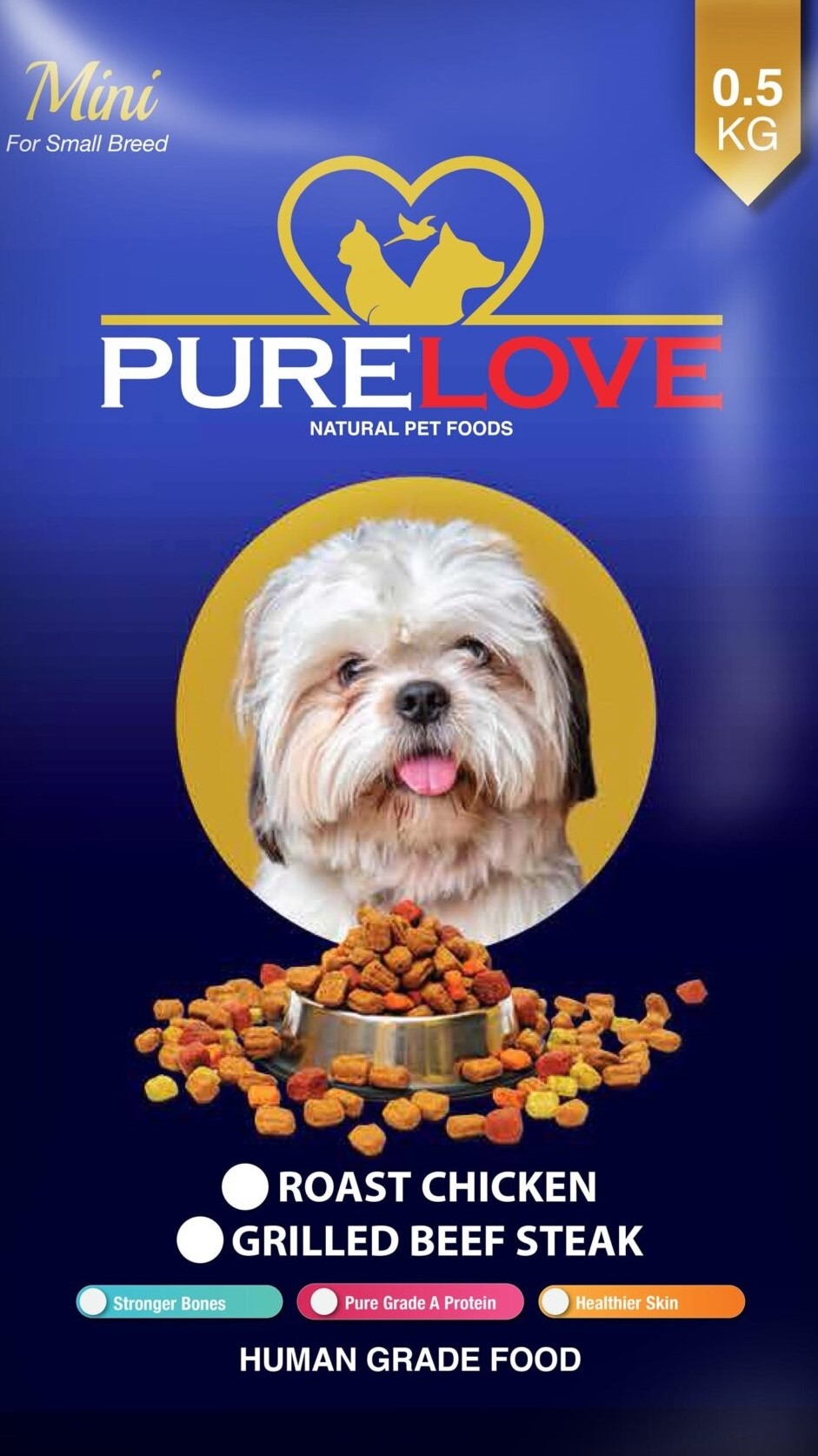 PureLove Mini for Puppies Chicken 500G