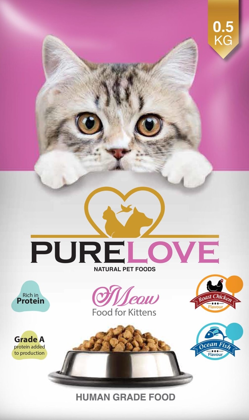 PureLove Meow for Kitten 500G Chicken