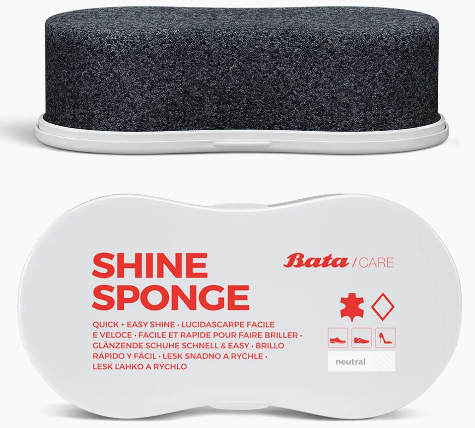 Bata Shoe Shiner Cleaning Sponge - Natural