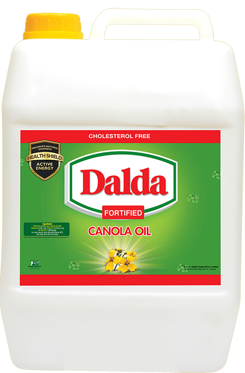 Dalda Canola Oil Fortified  Jerry Can (10X2)